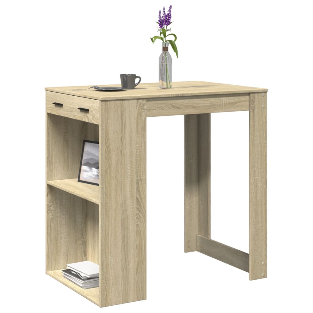 Bartisch Sonoma-Eiche 102x70x103,5 cm Holzwerkstoff