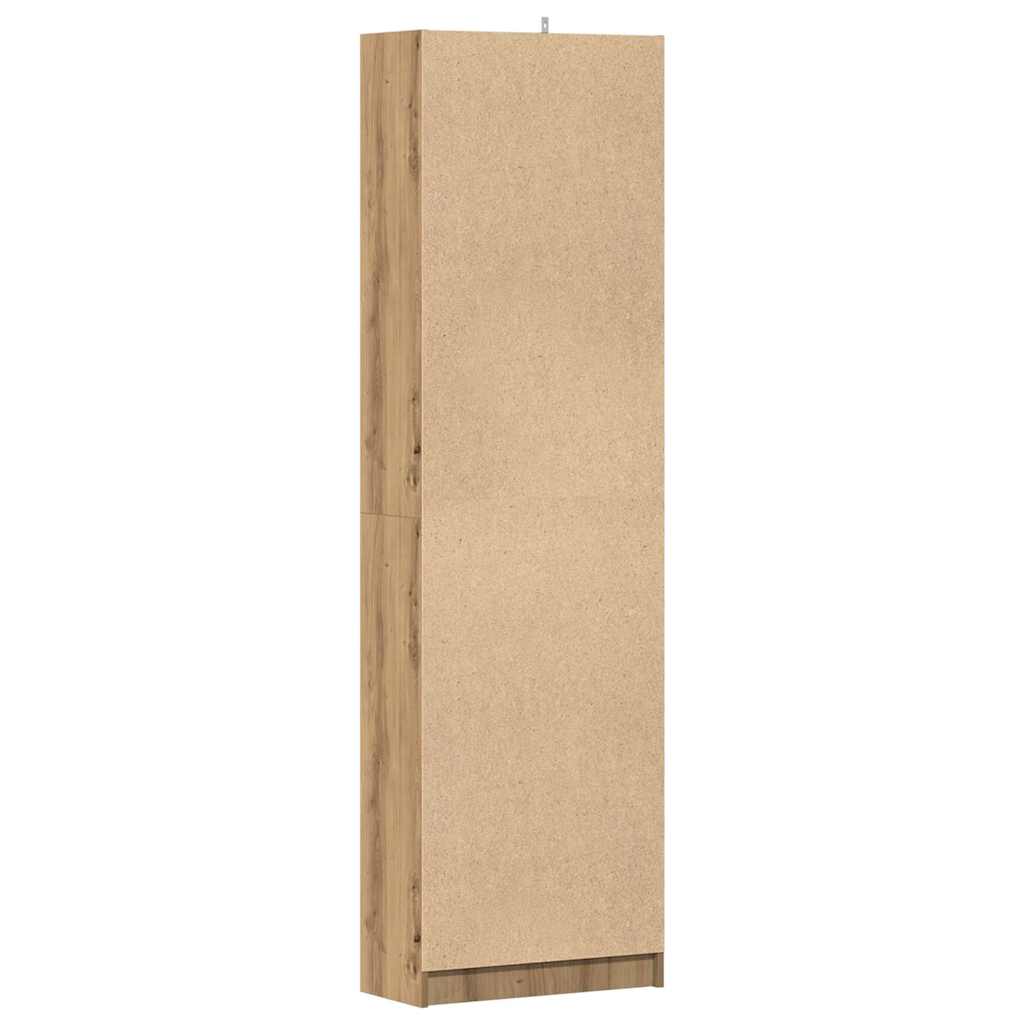 Flurschrank Artisan-Eiche 55x25x189 cm Holzwerkstoff