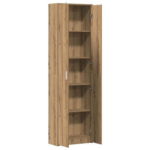 Flurschrank Artisan-Eiche 55x25x189 cm Holzwerkstoff