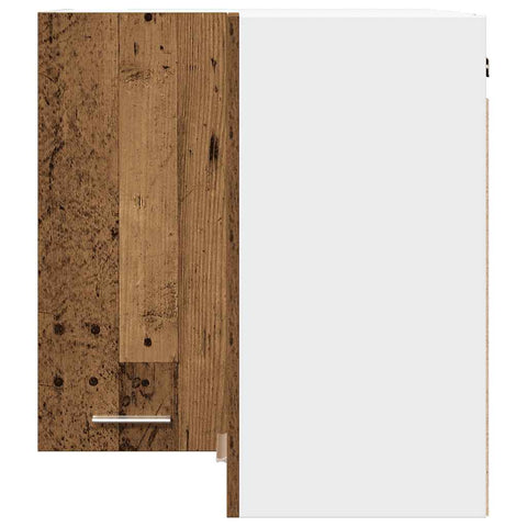 Eck-Hängeschrank Altholz-Optik 57x57x60 cm Holzwerkstoff