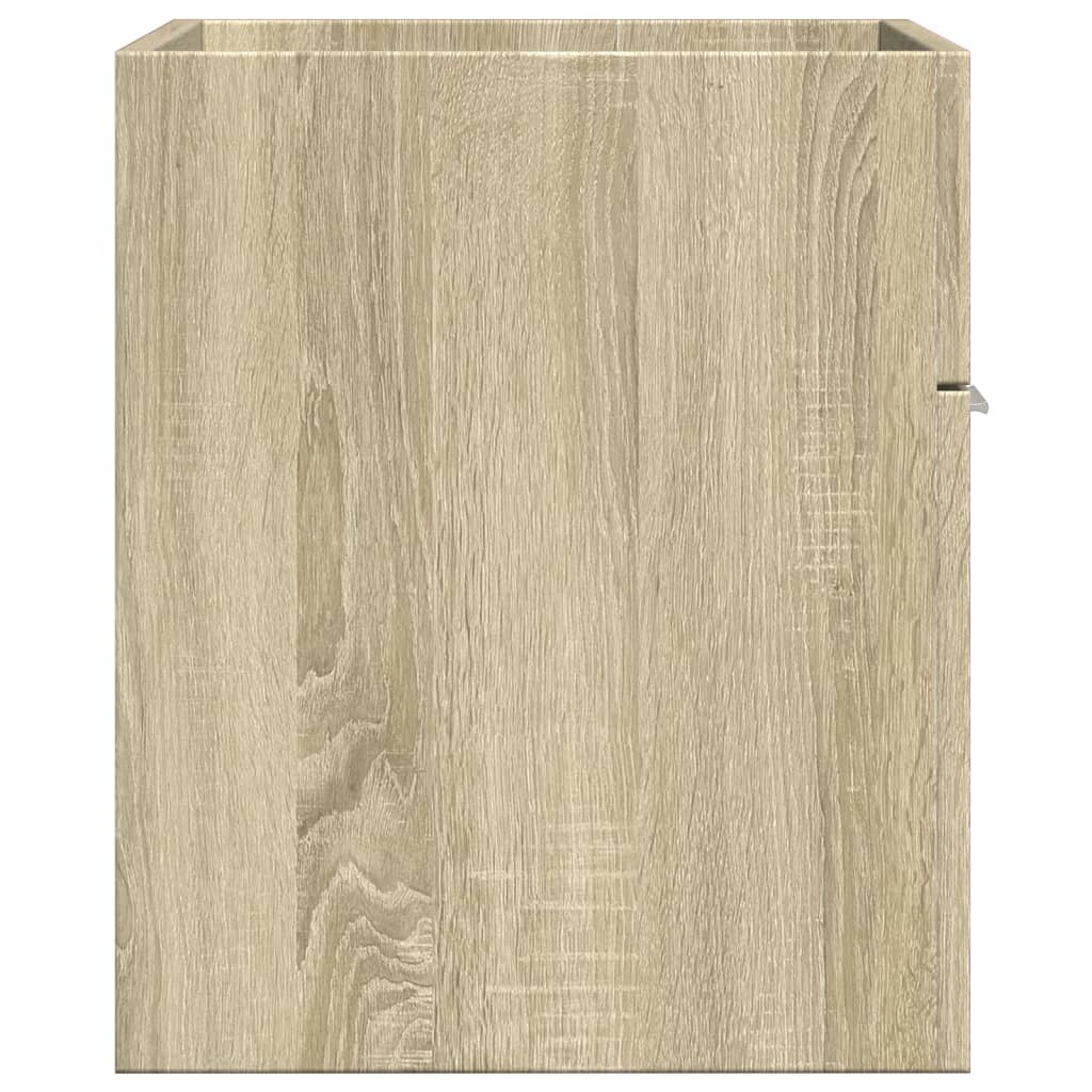 Waschbeckenunterschrank Sonoma-Eiche 60x38,5x46cm Holzwerkstoff