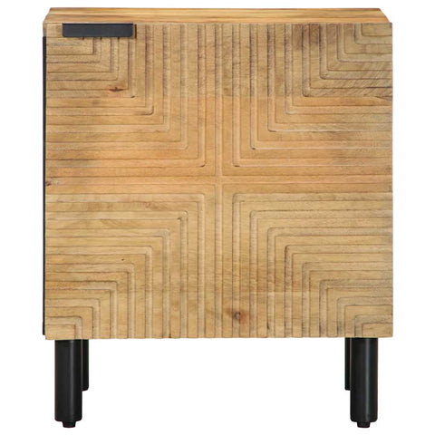 Nachttisch Braun 40x33x46 cm Massivholz Mango