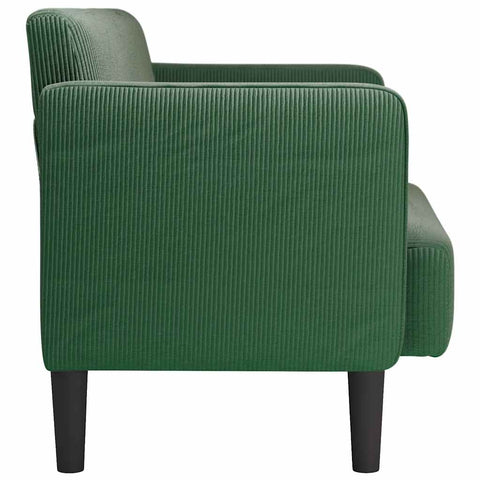 Zweisitzer-Sofa Dschungelgrün 109 cm Cordstoff