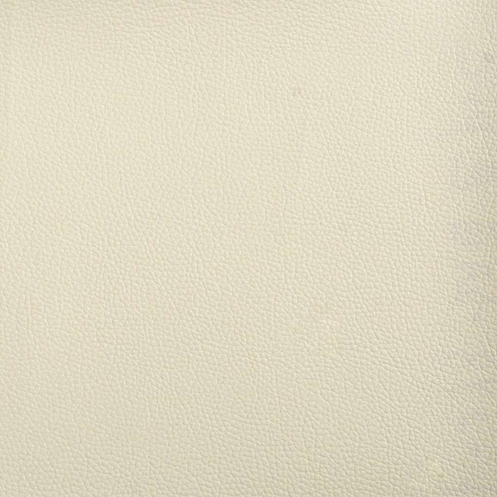 Zweisitzer-Sofa Creme 110 cm Kunstleder