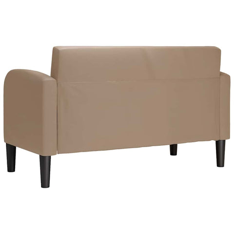 Zweisitzer-Sofa Cappuccino-Braun 110 cm Kunstleder