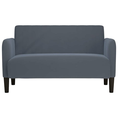 Zweisitzer-Sofa Dunkelgrau 109 cm Samt