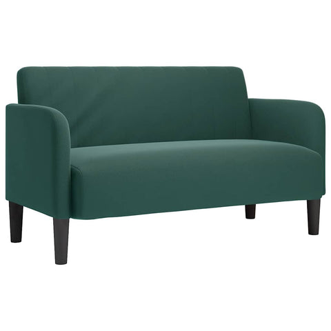 Zweisitzer-Sofa Dunkelgrün 109 cm Samt