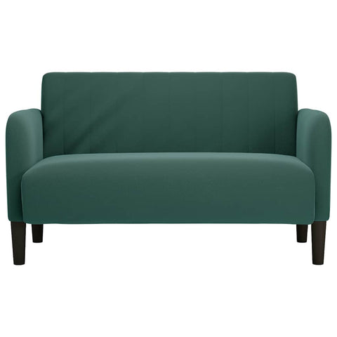 Zweisitzer-Sofa Dunkelgrün 109 cm Samt