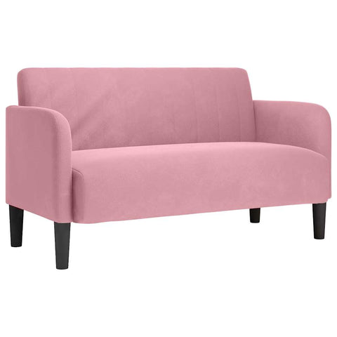 Zweisitzer-Sofa Rosa 109 cm Samt