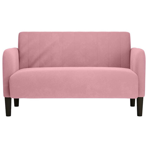 Zweisitzer-Sofa Rosa 109 cm Samt