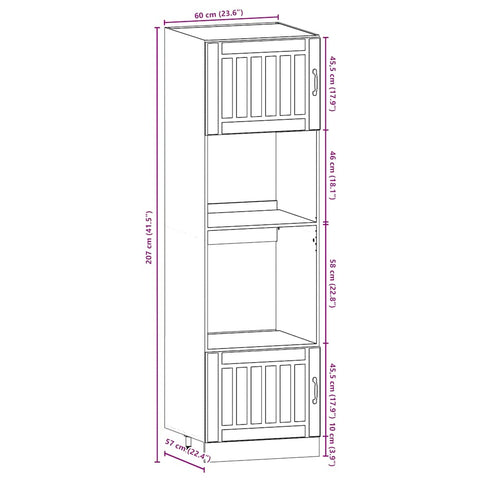 7-tlg. Küchenschrank-Set Kalmar Weiß Holzwerkstoff