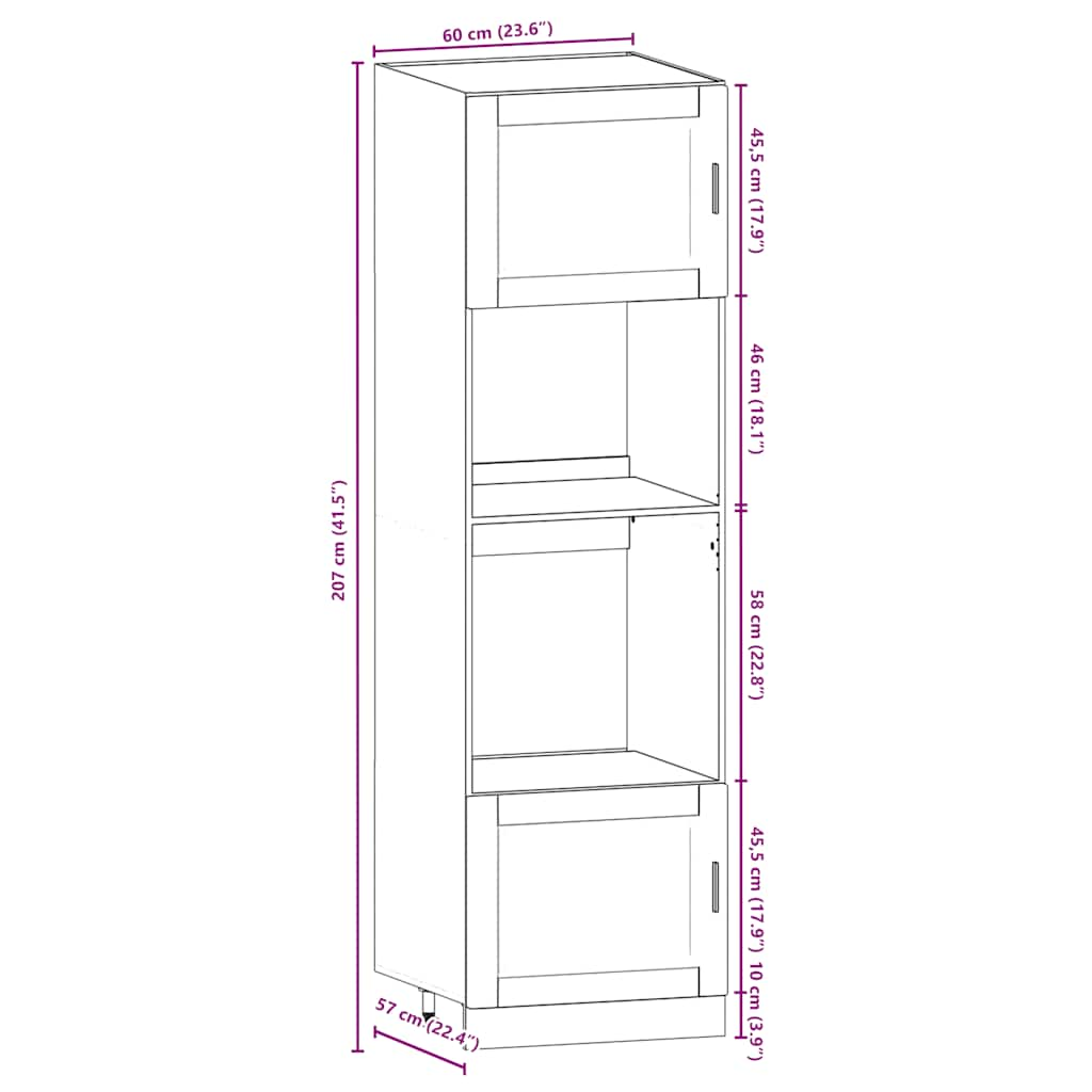 7-tlg. Küchenschrank-Set Kalmar Weiß Holzwerkstoff