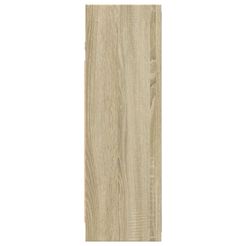 Bad-Spiegelschrank Sonoma-Eiche 62,5x20,5x64 cm Holzwerkstoff