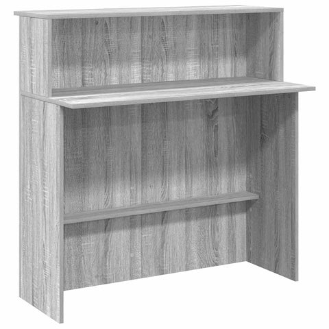 Empfangstheke Grau Sonoma 100x50x103,5 cm Holzwerkstoff