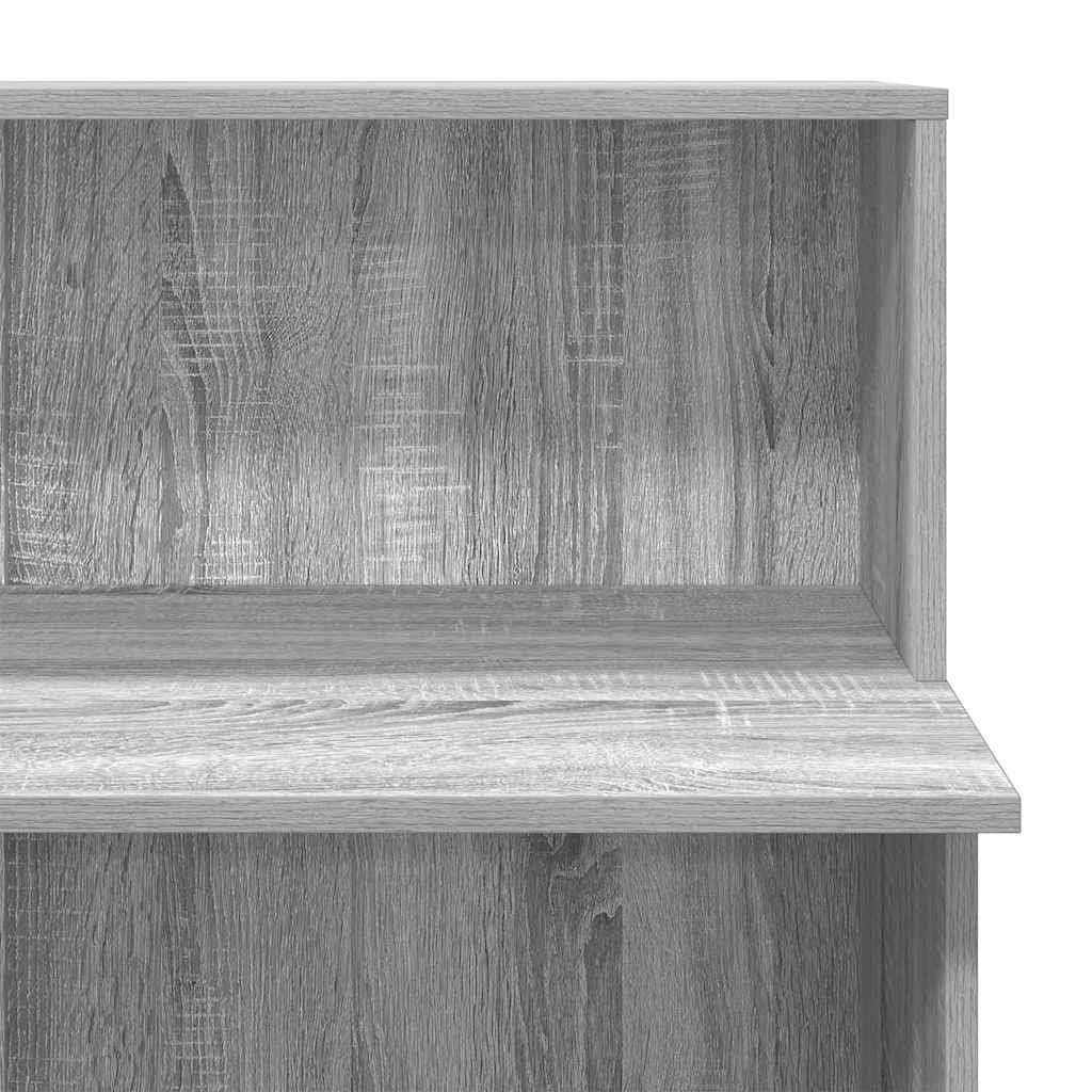 Empfangstheke Grau Sonoma 100x50x103,5 cm Holzwerkstoff