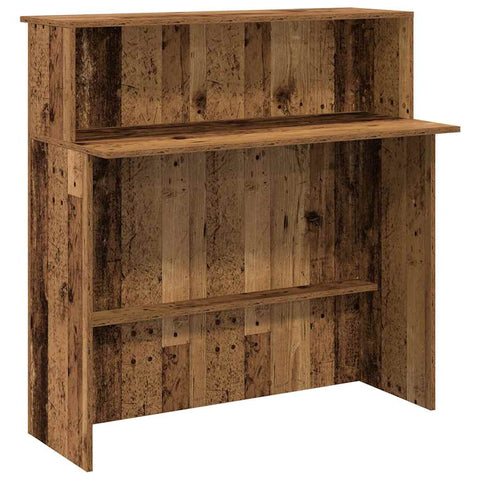 Empfangstheke Altholz-Optik 100x50x103,5 cm Holzwerkstoff