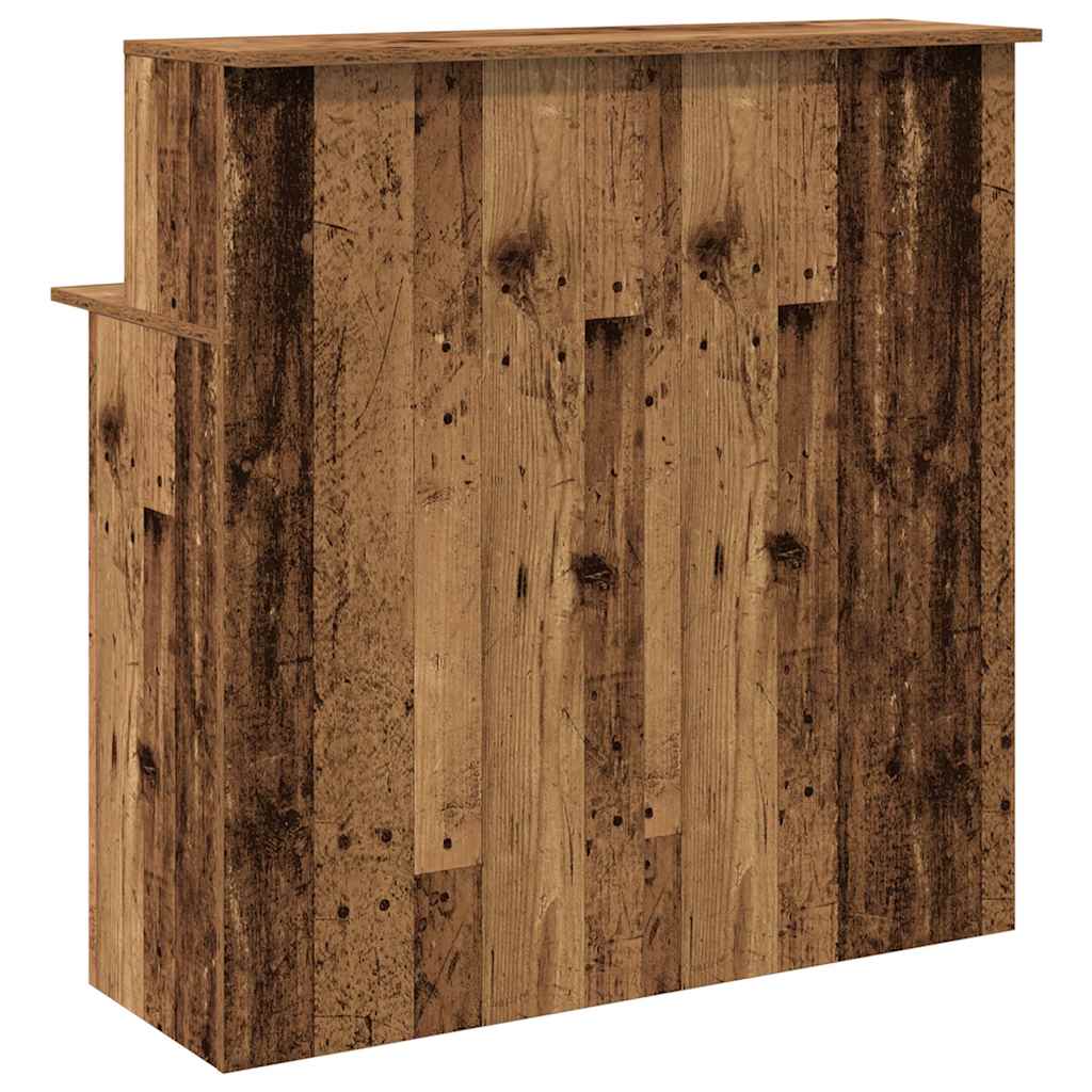 Empfangstheke Altholz-Optik 100x50x103,5 cm Holzwerkstoff