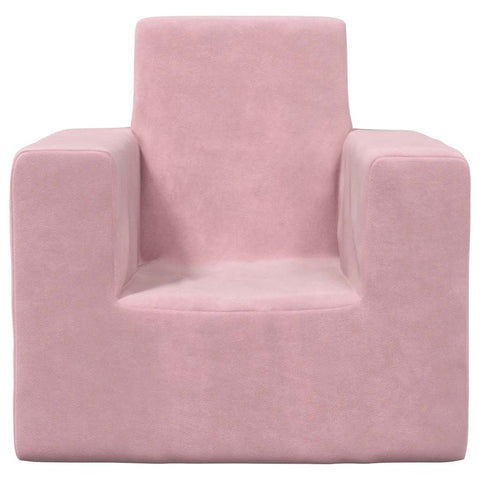 Kindersofa Rosa Weich Plüsch