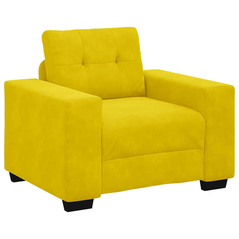 Sessel Gelb 60 cm Samt