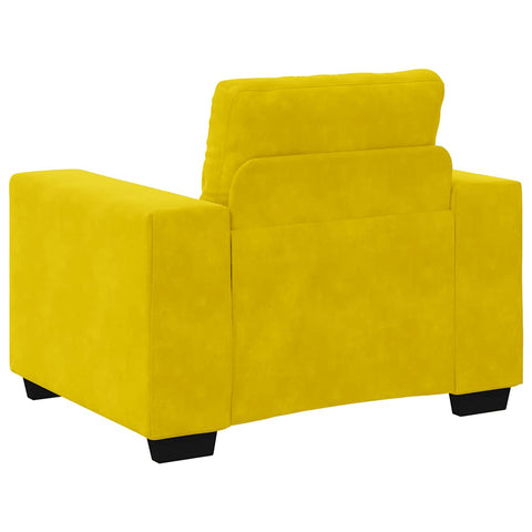Sessel Gelb 60 cm Samt