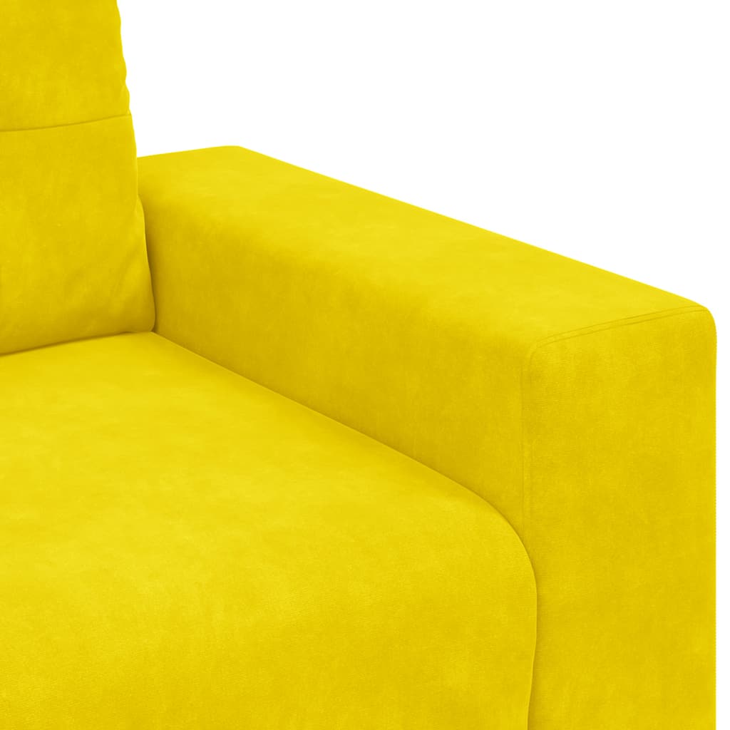 Sessel Gelb 60 cm Samt