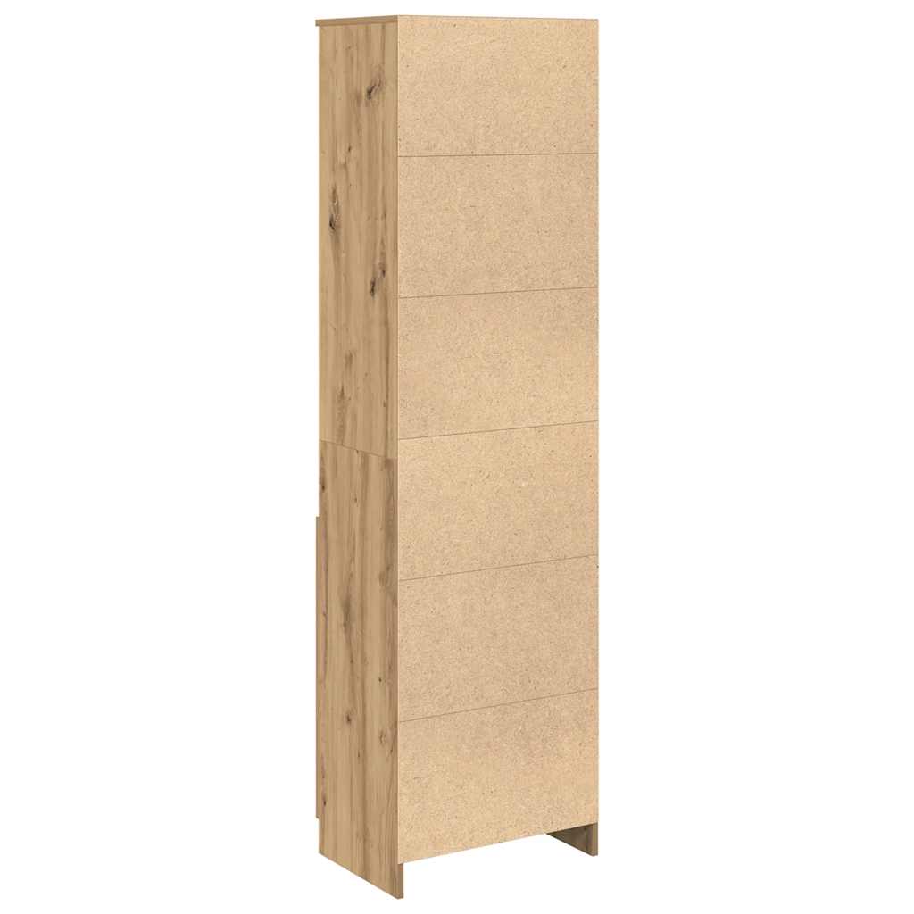 Highboard Artisan-Eiche 50x35x180 cm Holzwerkstoff