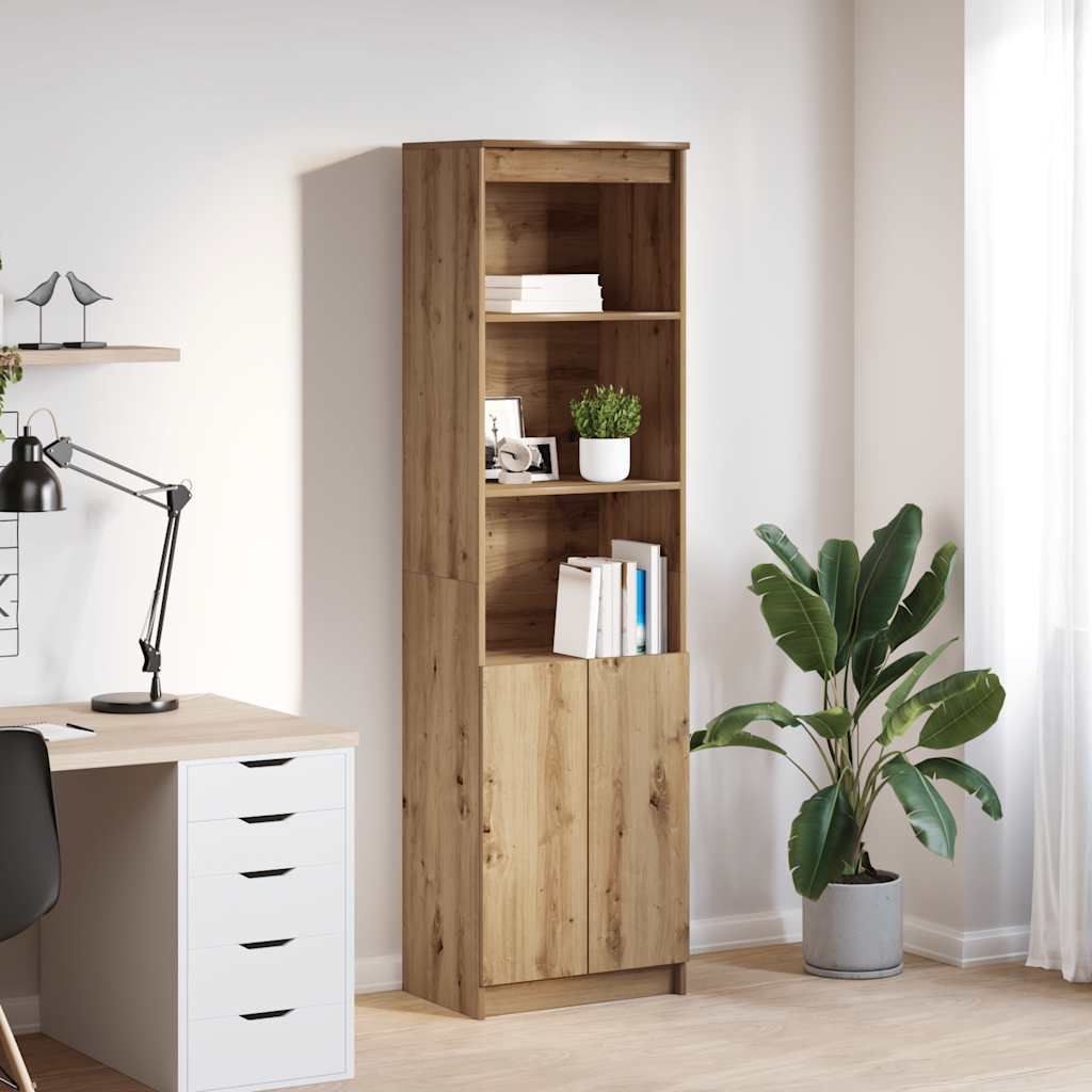 Highboard Artisan-Eiche 50x35x180 cm Holzwerkstoff