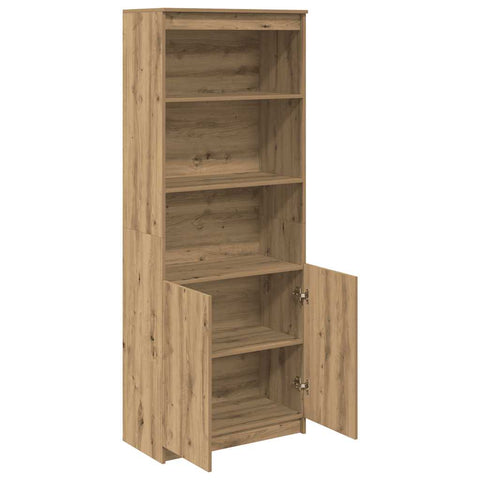 Highboard Artisan-Eiche 70x35x180 cm Holzwerkstoff