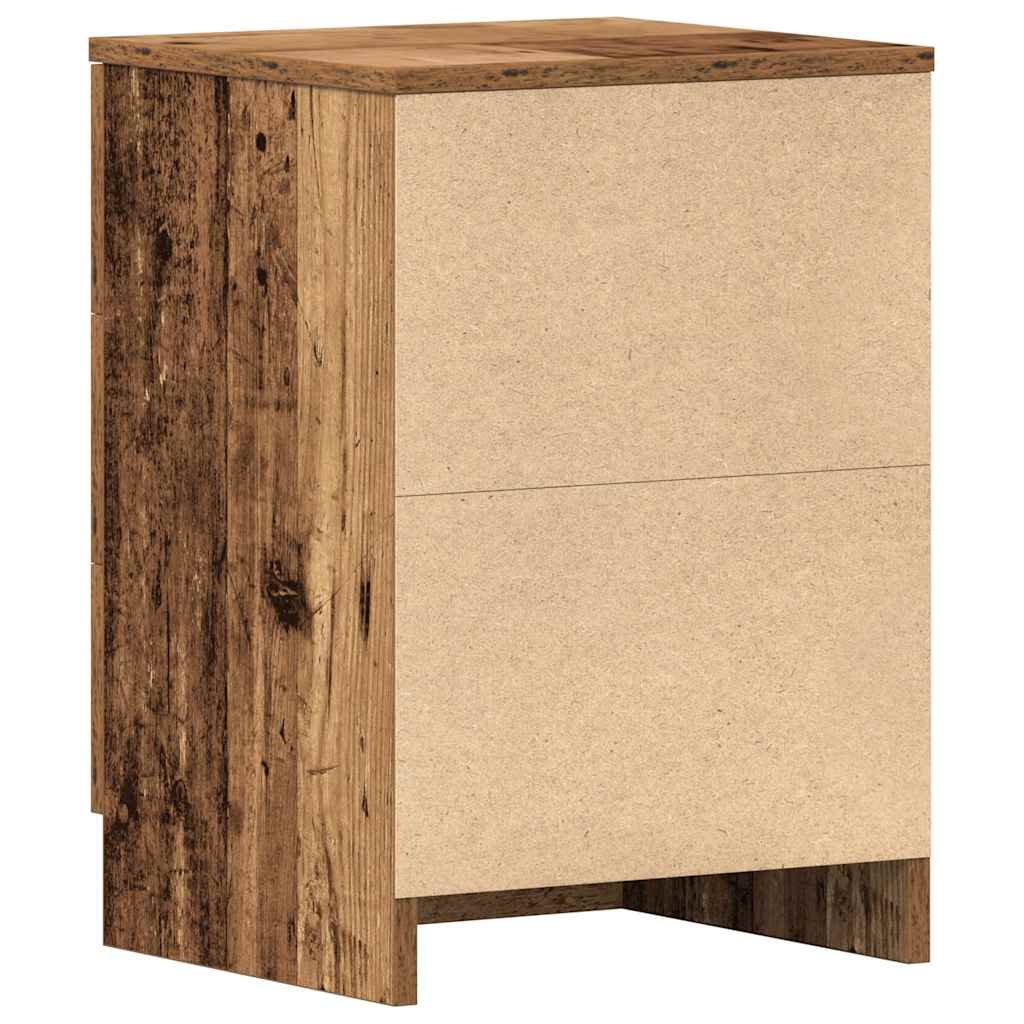 Nachttisch Altholz-Optik 38x35x55 cm Holzwerkstoff