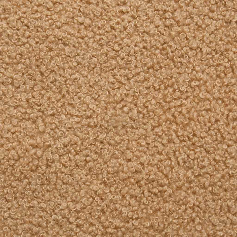 Sessel Beige 55 cm Stoff in Lammwolloptik