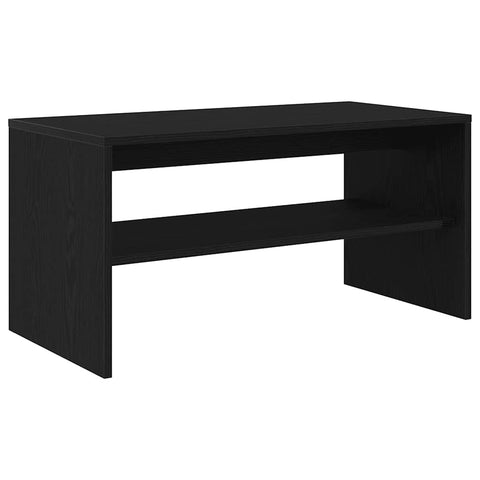 TV-Schrank Schwarz Eiche-Optik 80x40x40 cm Holzwerkstoff