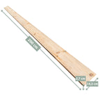 H4H192Masse Holz Terrassendielen Lärche inkl. Terrassenschrauben