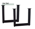 H4H219-Banner-2er-Set Tiempo Tischbeine in U-Form 1 Paar (2 Stück) in schwarz pulverbeschichtet Default Title