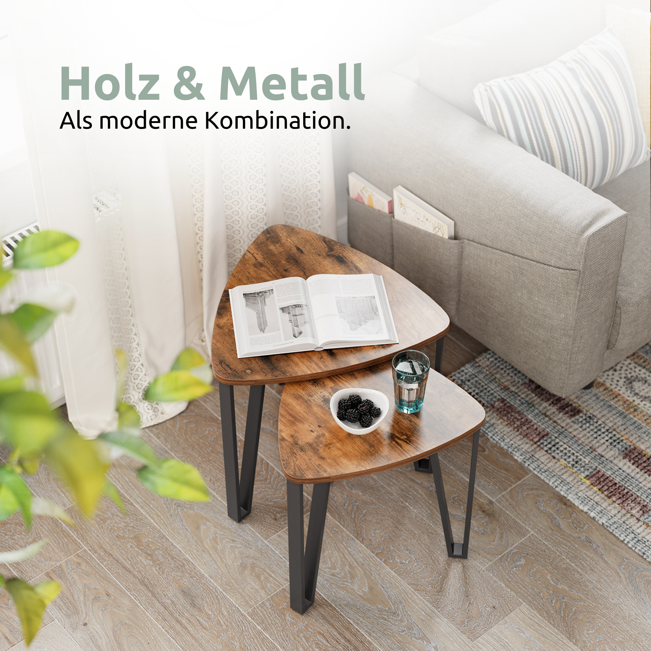 Beistelltisch &quot;Radon&quot; 3er-Set