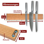 Messerleiste magnetisch zum Kleben oder Schrauben