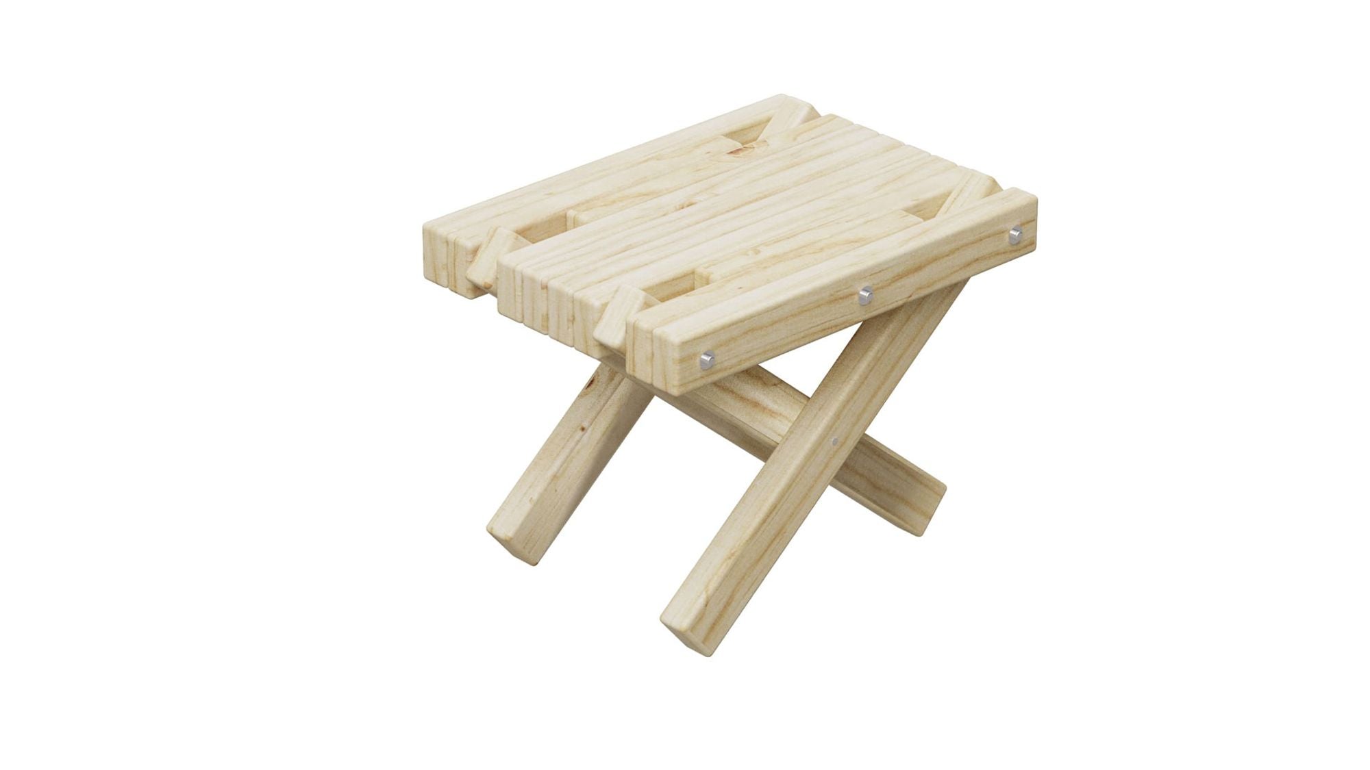Skandinavischer Gartentisch aus Kiefer