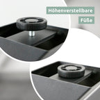 Tiempo Spider Tischgestell Mittelfuß aus Metall schwarz