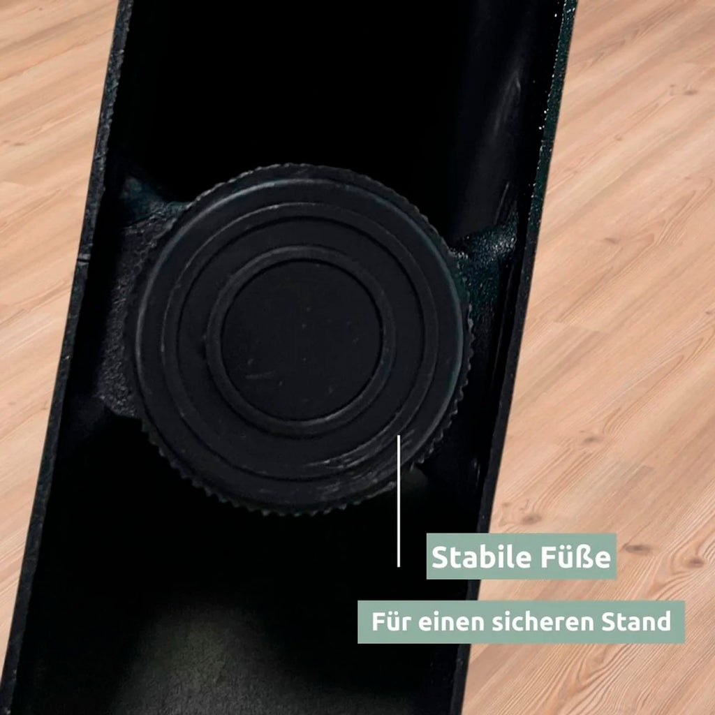 Hora Spider Round Tischgestell Mittelfuß aus Metall schwarz