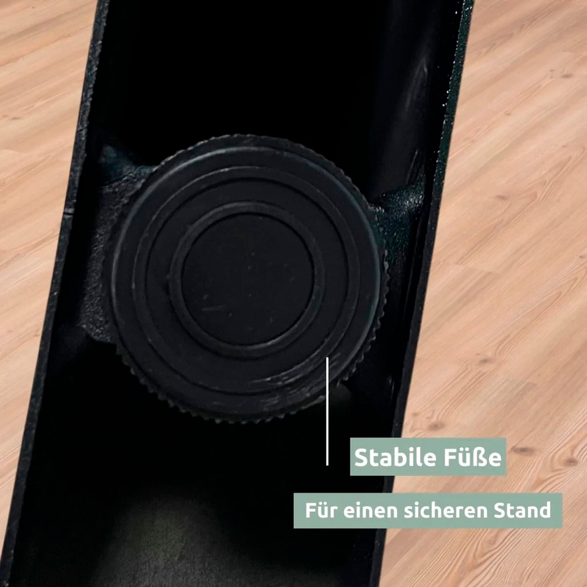 Hora Spider Round Tischgestell Mittelfuß aus Metall schwarz