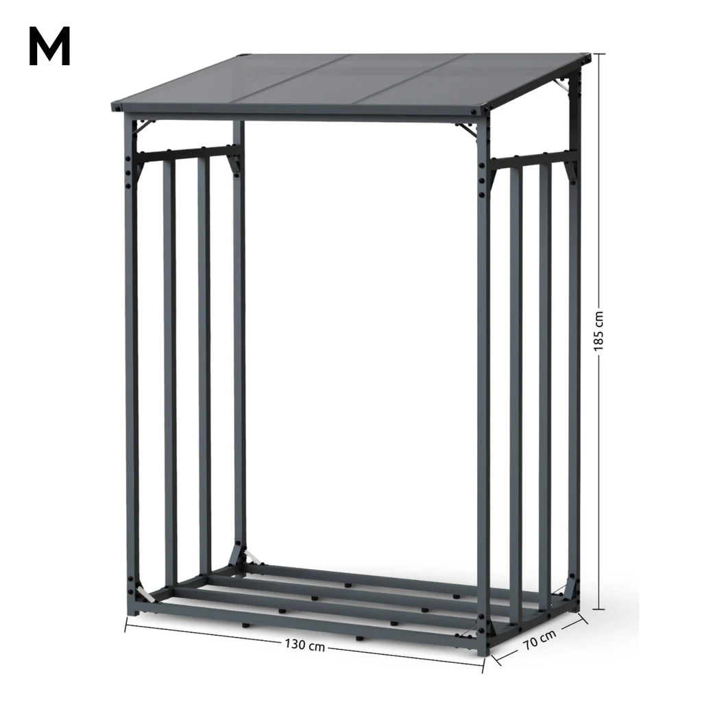 H4H378.1_Abmessungen_96c89e50-8ece-4bf0-bdfa-69e3fe2c02c3 Kaminholzunterstand Metall M L XL – Brennholzregal wetterfest mit Dach, Holzunterstand Garten Anthrazit