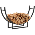 H4H379Cover_1 Kaminholzregal Metall schwarz 55x92x21cm inkl. Kaminhandschuh & Tragetasche Default Title