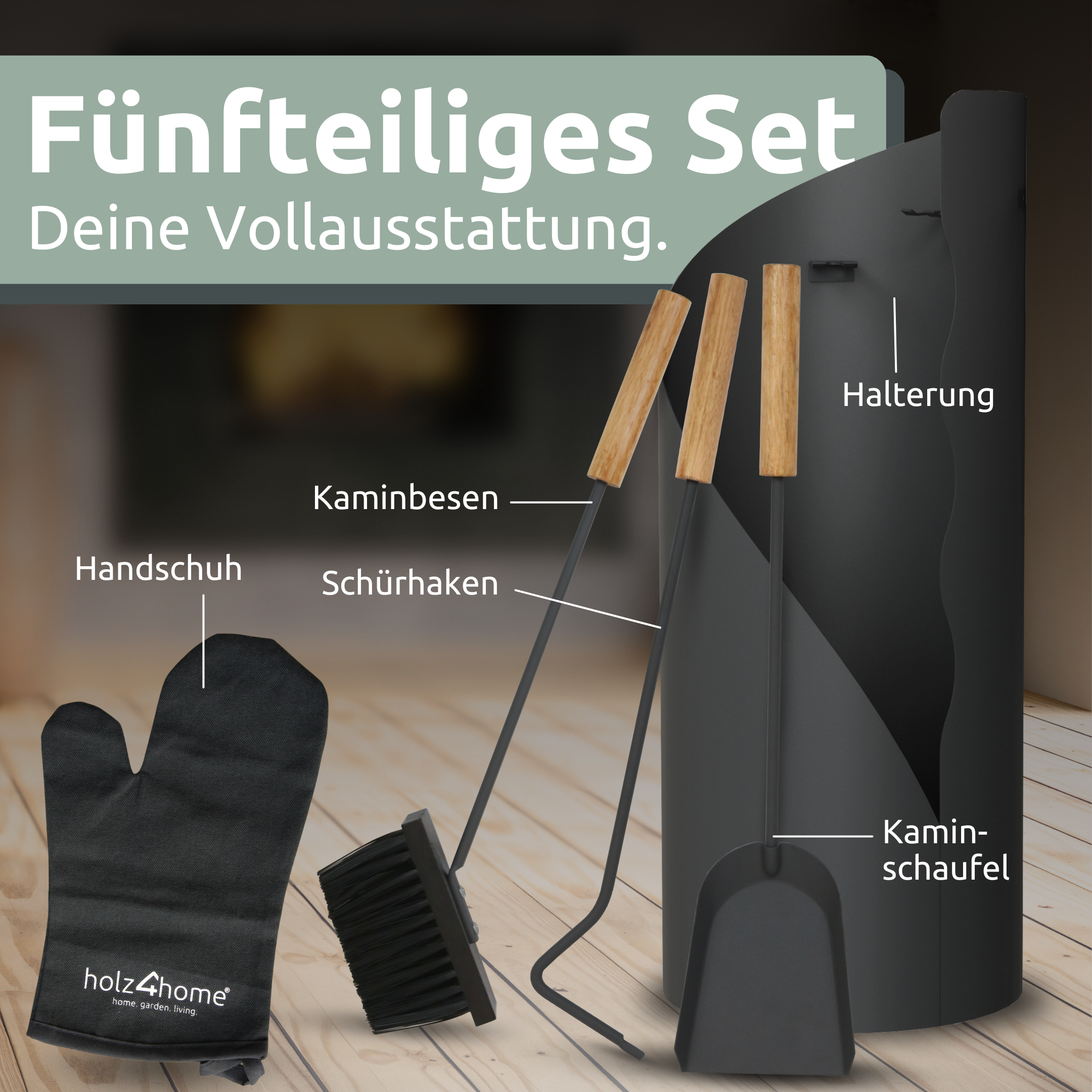Kaminbesteck Set