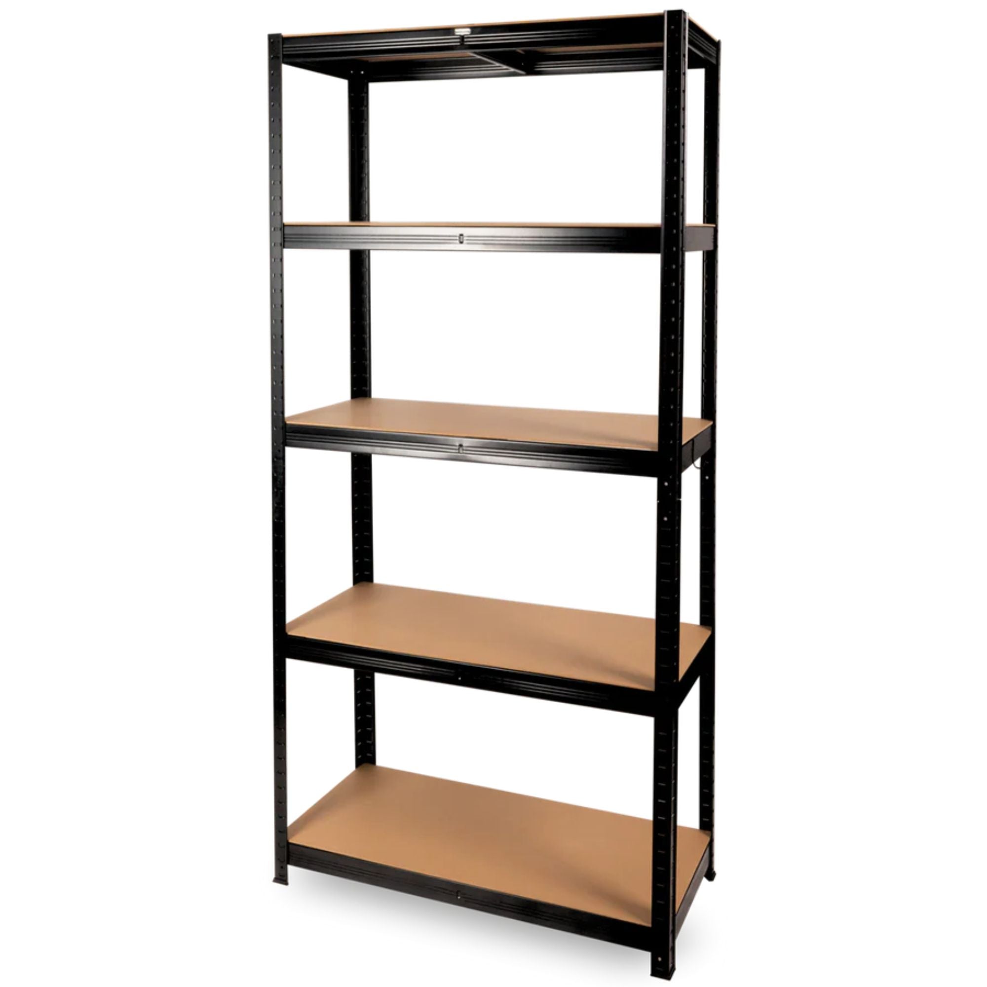 Schwerlastregal 90x40x180cm I belastbar bis 875kg I 5 Ablagen + Haken