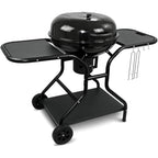 BBQ Kugelgrill mit zwei Ablagen und Grillhandschuhen