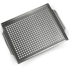 Grillschale Edelstahl 40x30 cm