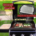 Grillschale Edelstahl 40x30 cm