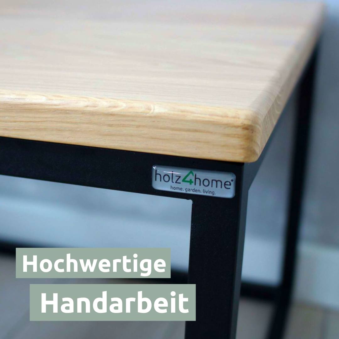 3er-Set Couchtisch aus Eiche