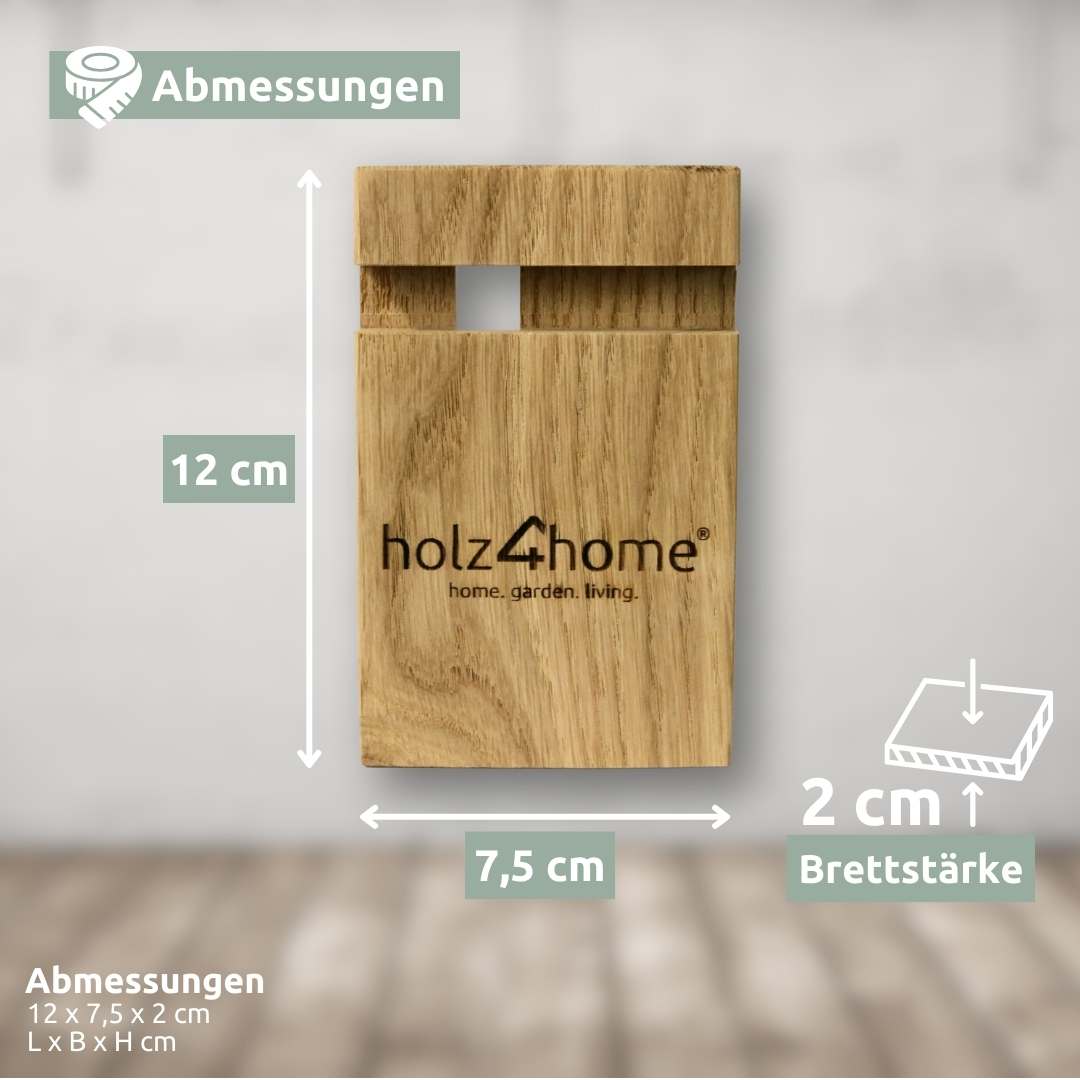 Handyhalter aus Holz