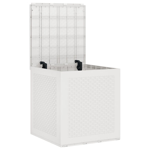 Garten Aufbewahrungsbox Weiß 55x53x57 cm PP