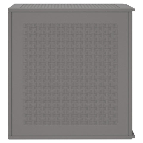 Garten Aufbewahrungsbox Hellgrau 55x53x57 cm PP